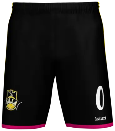Pantalón de baloncesto negro del CB Silla
