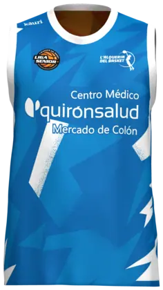 Camiseta de baloncesto azul de Alquería del Basket