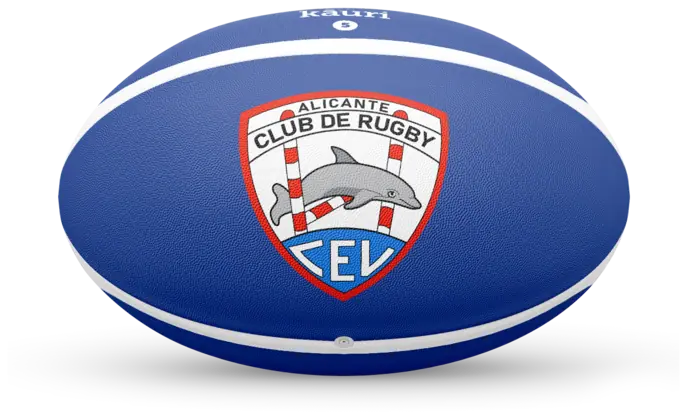Balón de rugby personalizado para CEU · 50 aniversario