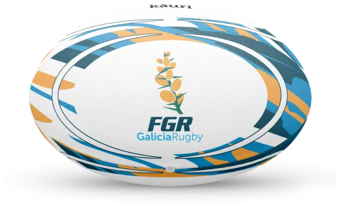 Balón de rugby personalizado para Federación Galega de Rugby