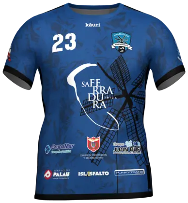 Camiseta de balonmano azul de Sa Ferradura