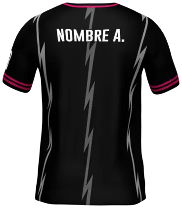 La camiseta de White Panthers por detrás