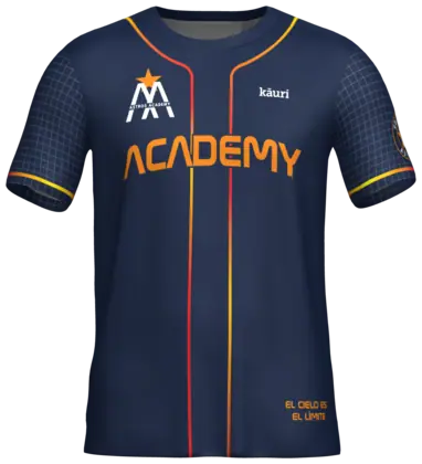 Camiseta de béisbol azul marino de Astros Academy