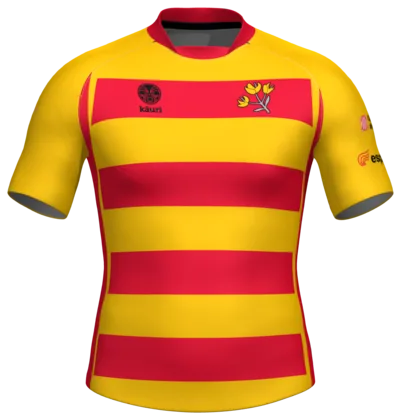 Camiseta de rugby de la Federació Catalana de Rugby, modelo Auckland