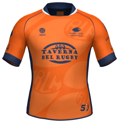Camiseta de rugby del CR L'Hospitalet 2025
