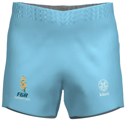 Pantalón de rugby azul celeste de la Federación Galega