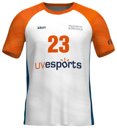 Balonmano de Universitat de València fabricada por Kauri