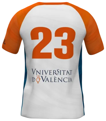 La camiseta multideporte por detrás